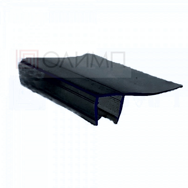 O-214А Black 8mm L=3000mm Профиль уплотнительный хвост 25мм