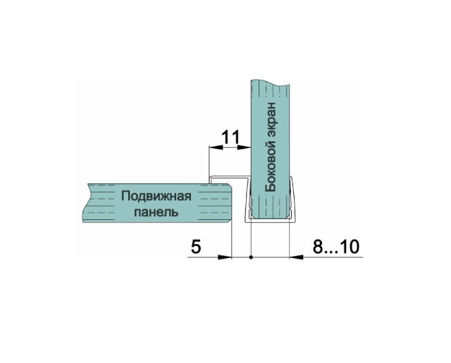 O-202 10mm L=2200mm Профиль уплотнительный
