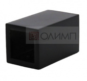 О-1507 Black Крепление трека 15х15 mm к стене  по выгодной цене от компании ОЛИМП, производителя фурнитуры