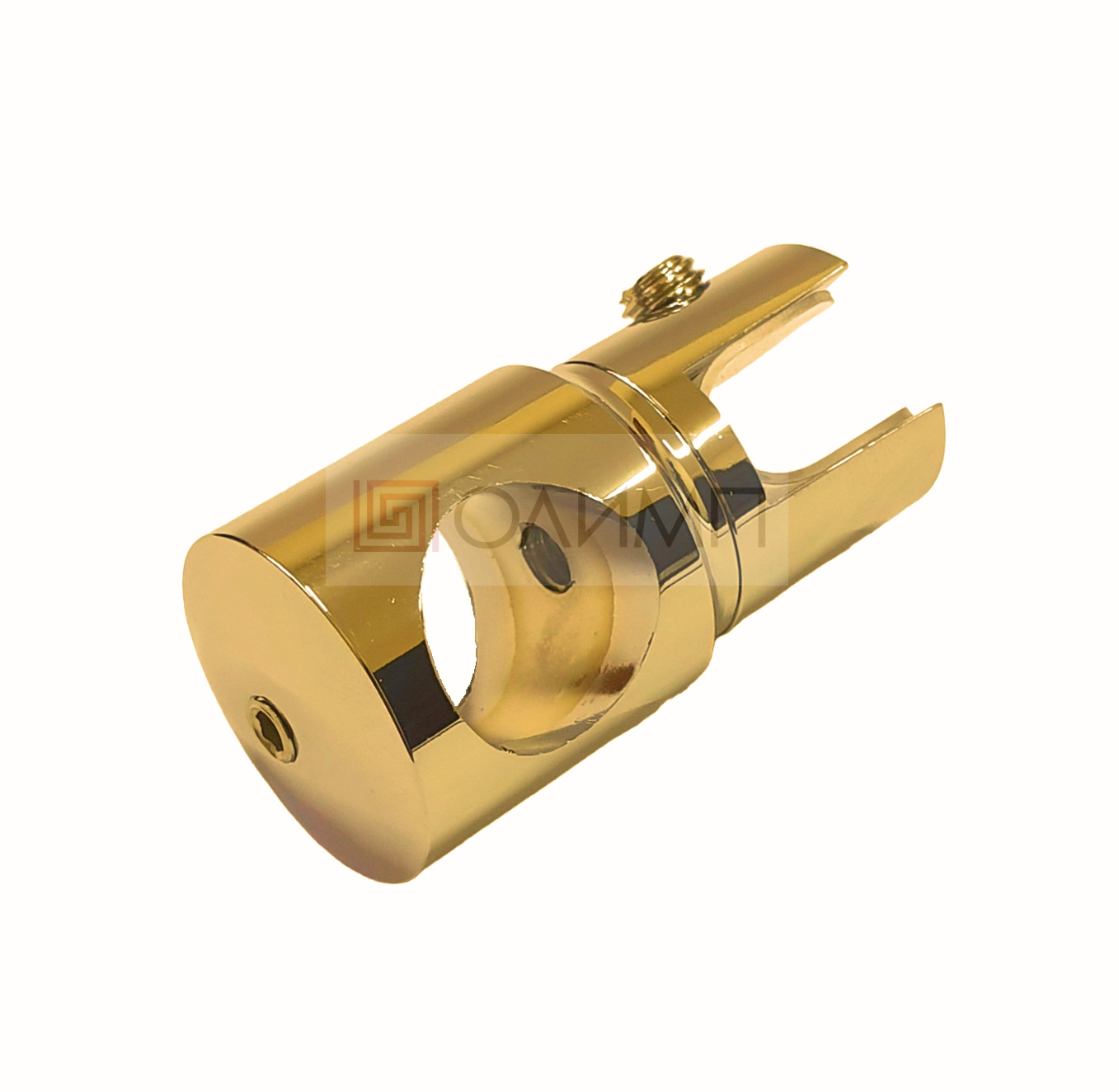 O-914 Gold Zn Держатель стекла сквозной
