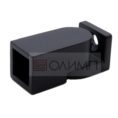 О-1508 Black Крепление трека 15х15 mm к стене регулируемое