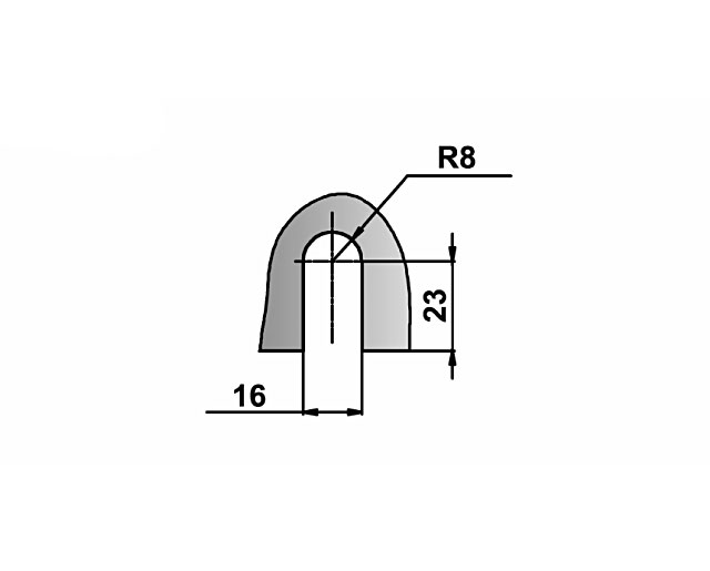 O-7722 - Коннектор стекло - стена