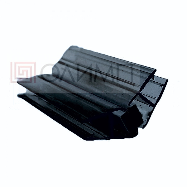 О-208 Black 8 mm L=2500mm Профиль магнитный