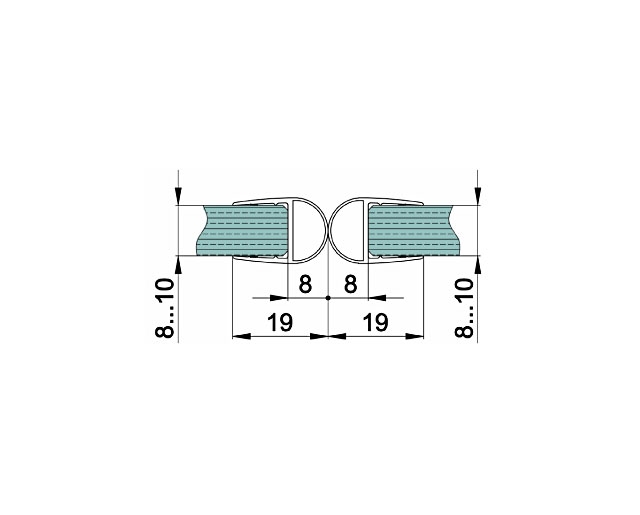 O-212 10mm L=2200mm Профиль уплотнительный
