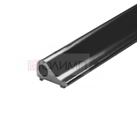 O-118 Black L=2200mm Порог для душевой кабины (алюминий)