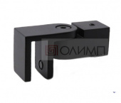 О-1509 Black Крепление трека 15х15 mm к стеклу регулируемое