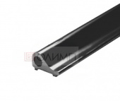 O-118 Black L=2200mm Порог для душевой кабины (алюминий)