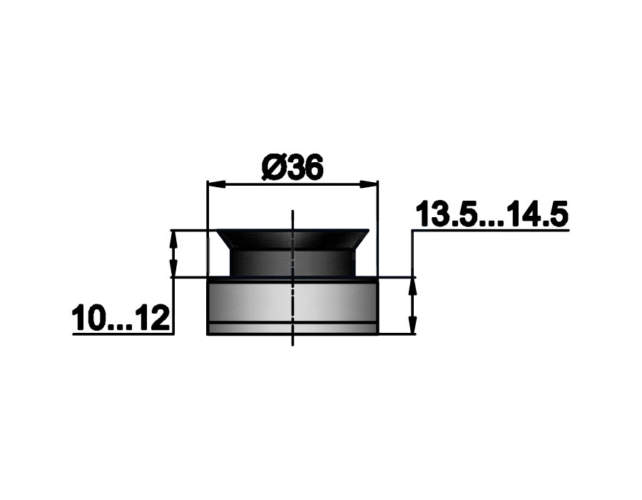 О-3 SSS Точечное крепление регулируемое 12,5-14,5mm