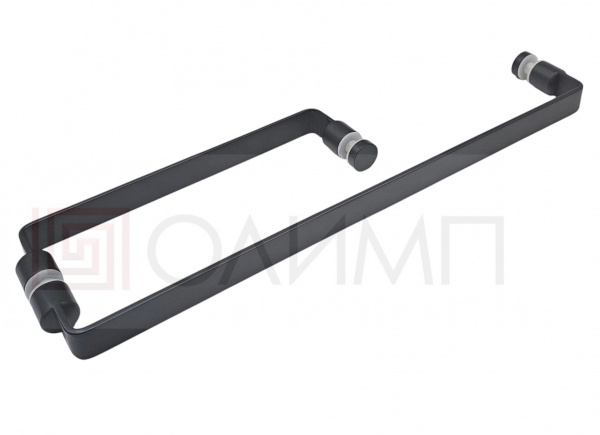 О-626-1П  Black SUS 304 Ручка-полотенцесушитель 25х5х250х450